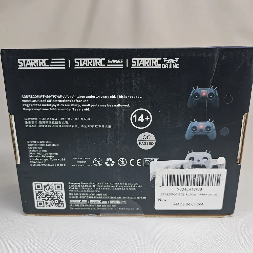 StartRC S8 FPV Remote Controller 8 Channels For RC Flight Simulators
